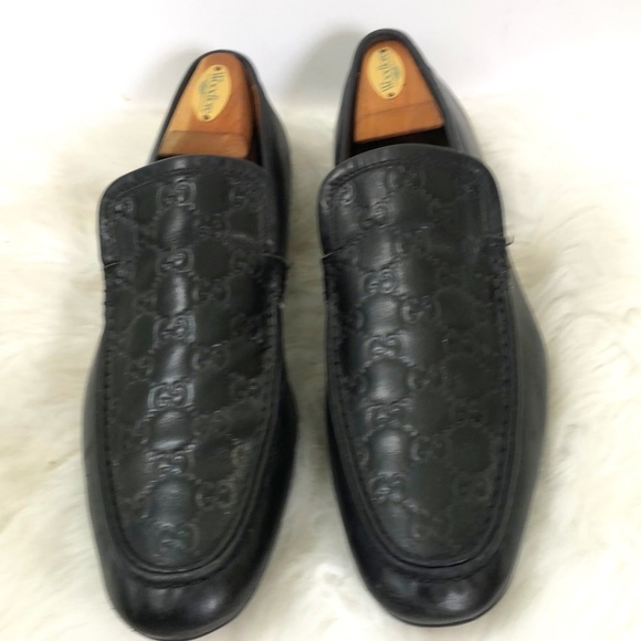 Gucci Authentic Men\'s Black Dress Shoes Size 11.5 (FS56D) main image 4